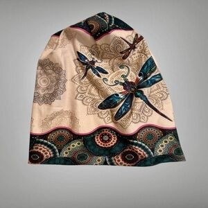 DRAGONFLY MANDALA BEANIE